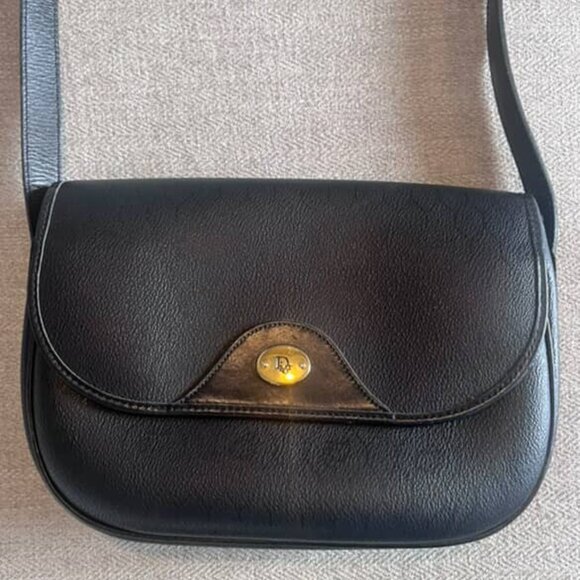 Vintage Dior Leather Crossbody Purse - Picture 1 of 7